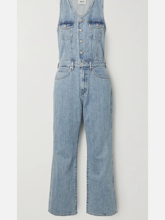 Agolde Denim - Agolde Light Blue Denim Overall Jumpsuit